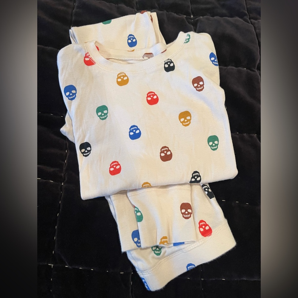 GAP Kids Organic Cotton Halloween Sleepwear in Cream